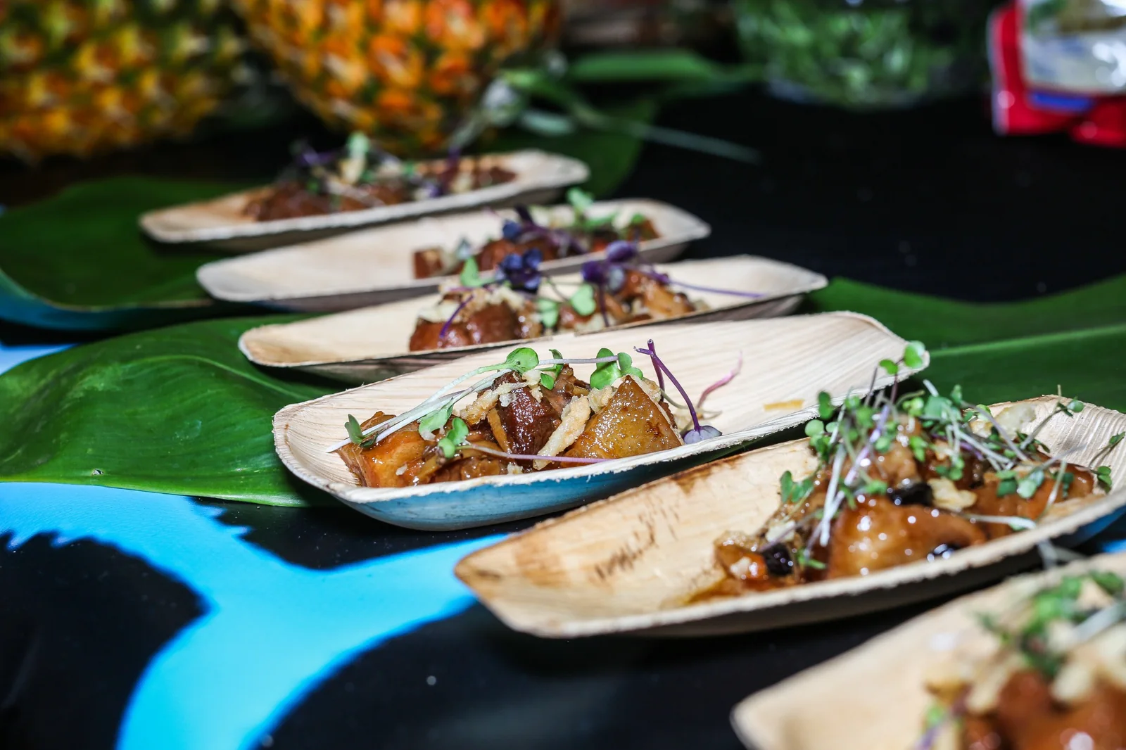 Chef-prepared tasting plates